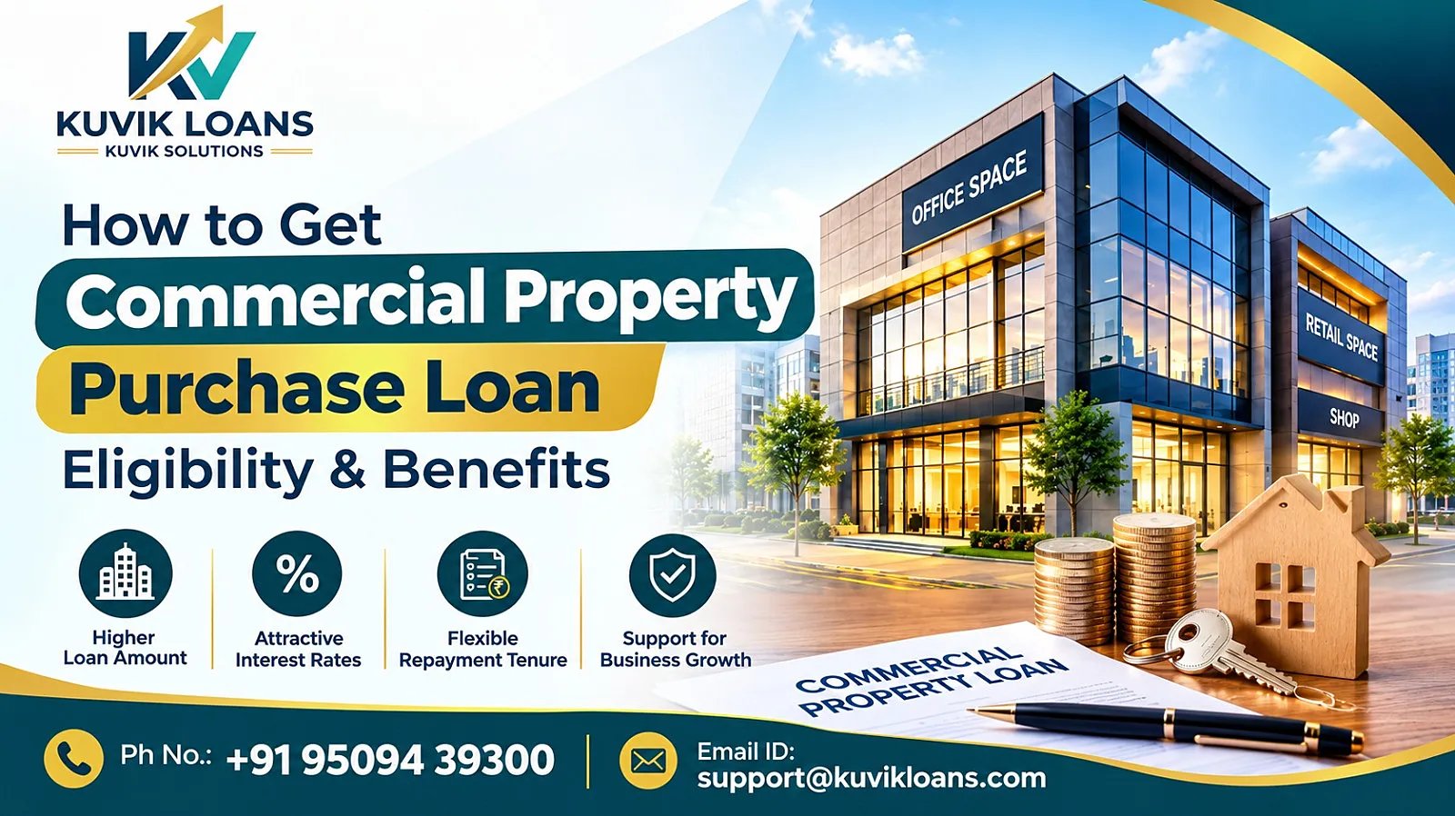 How to Get Commercial Property Purchase Loan: Eligibility & Benefits